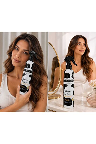 ORİON GLOBAL Milk Therapy Çift Fazlı Fön Sütü 400 ml – Süt Proteinli Isı Koru...