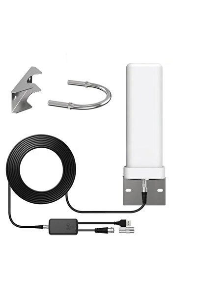 Choice White Outdoor digital TV antenna 35dBi remote signal amplifier 4K 1080...