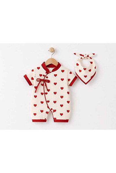 Hülya's MIND Heart Mandarin Collar Romper