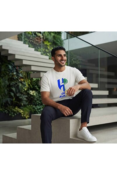 Generic AL HILAL Saudi Graphic T-Shirt – Premium Cotton Crew Neck Shirt