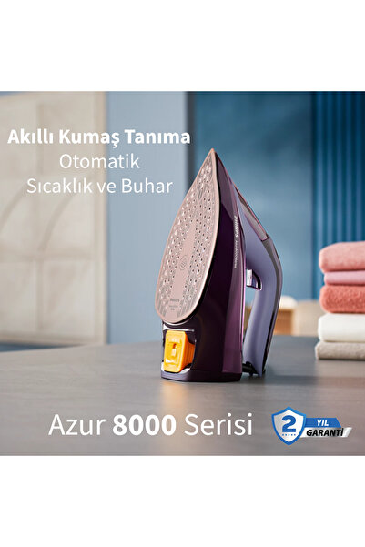 Philips Azur 7000 Serisi 250g Şok Buhar 50g/dk Sürekli Buhar 2800W Güçlü Stea...