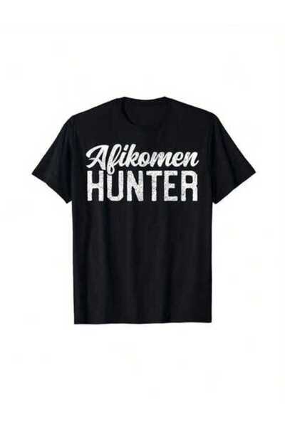 45 BPM Afikomen Hunter T-Shirt Crew Neck Holiday Shirt, Regular Fit All-Seaso...