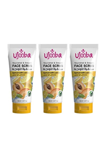 ujooba Nourished And Smooth Face Scrub Apricot And Lemon 150 ML - Pack of 3