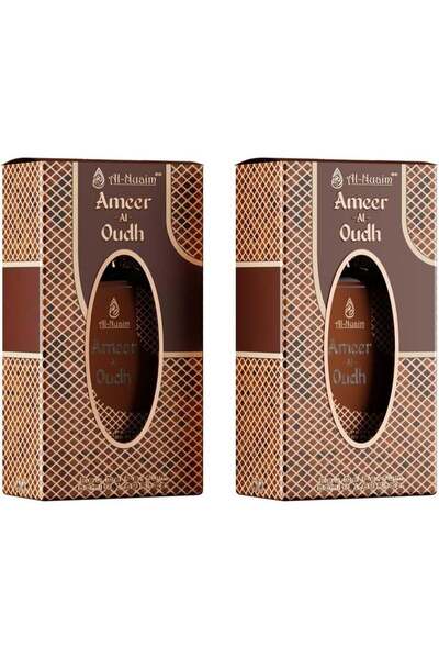 Al Nuaim Al-Nuaim Ameer Al Oudh Eau de Parfum for Men & Women, Pack of 2 x 50...