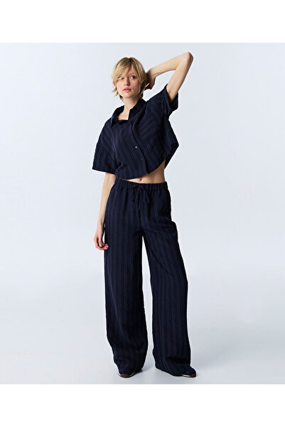 Twist ELASTİK BEL ÇİZGİLİ PANTOLON