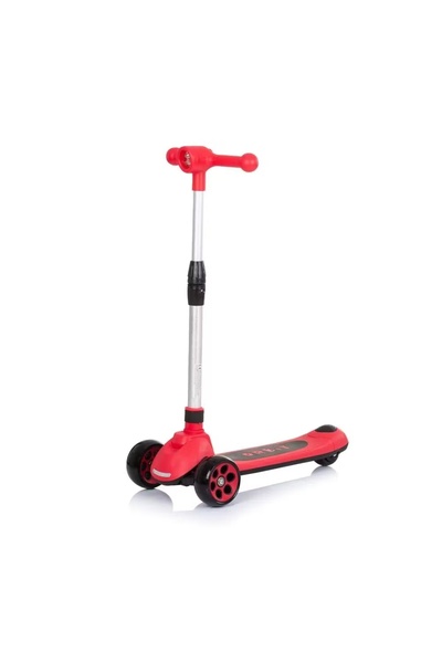 Chipolino Trotineta cu 3 roti, unisex, peste 3 ani, cu far, Orbit Rosie