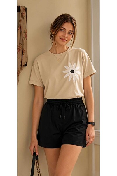 EFFRENATU Basic Oversize T-Shirt and Shorts Set – Relaxed Fit, Casual Sports ...
