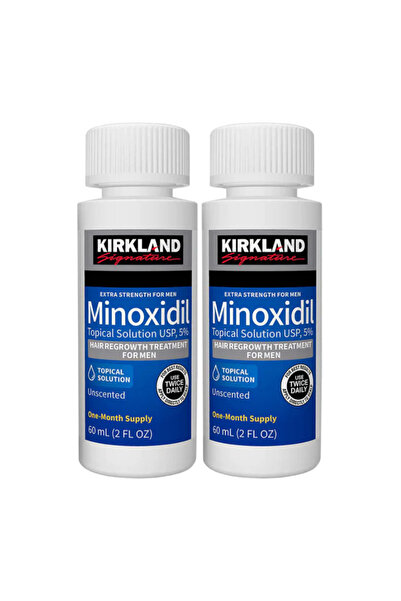 Kirkland Signature 2x Kirkland 60ml Soluție cu Minoxidil 5%, Tratament împotr...