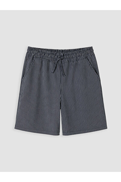 LC Waikiki TRENDLUCKY شورت مخطط للأولاد بخصر مطاطي