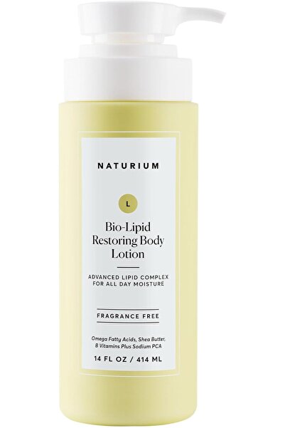 Naturium لوشن مرطب للجسم بخلاصة زبدة الشيا والبيو-ليبيد، خالٍ من العطور، 14 أ...