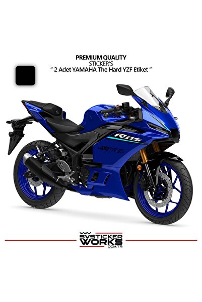 ARONA Yamaha the hard yzf sticker high quality foil 2 pieces sticker label