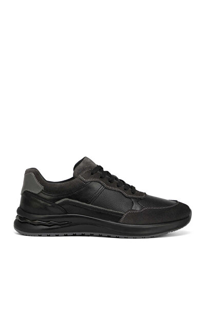 Tergan Siyah Hakiki Deri Erkek Sneaker - E26I1AY57740-V2U