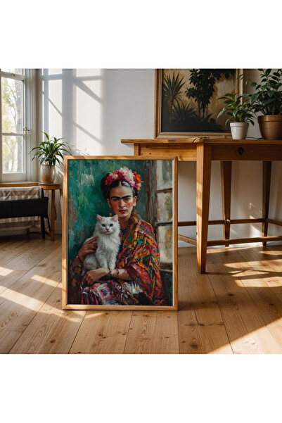 woodsia Tablou dintr-o singură bucată cu ramă din lemn TEK_0176