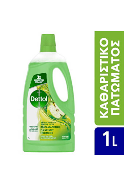 Dettol ΥΓΡΟ ΠΟΛΥΚΑΘΑΡΙΣΤΙΚΟ 1lit - (ΠΡΑΣΙΝΟ ΜΗΛΟ)