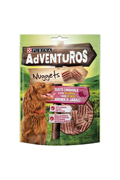 OEM PURINA ADVENTUROS ΣΚΥΛΟΤΡΟΦΗ NUGGETS 90gr. - (ΑΓΡΙΟΧΟΙΡΟΣ)