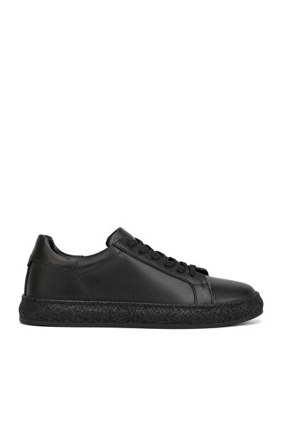 Tergan Siyah Hakiki Deri Erkek Sneaker - E26I1AY57633-A23