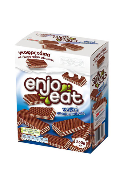 ENJOEAT ΓΚΟΦΡΕΤΑΚΙΑ 260gr. - (ΓΑΛΑΚΤΟΣ)