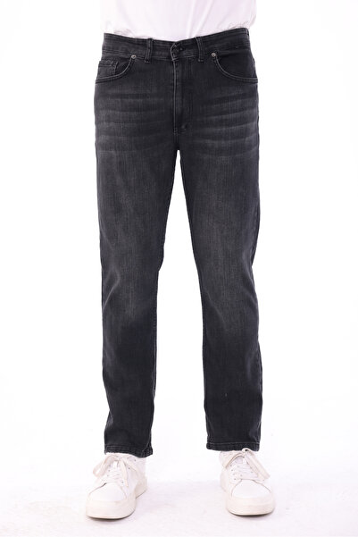 blayn jeans Men's Anthracite Effect Non-Knee-Marking Cotton Flexible Denim Je...