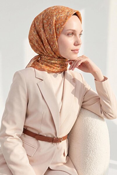 Silk Home Soft Scarf Garden Orange 90X90