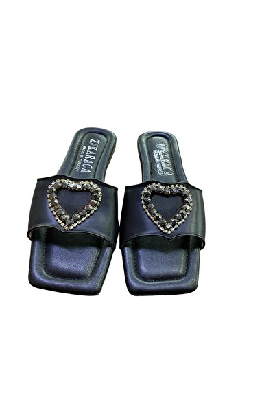 Karaca Women's Flat Thin Sole Stone Slippers