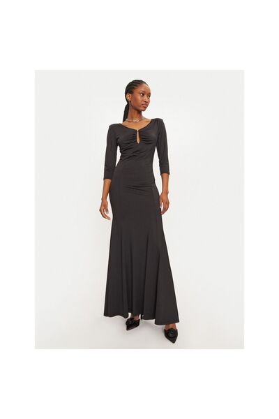 RINASCIMENTO Rochie de seară pentru femei CFC0019695002 Negru