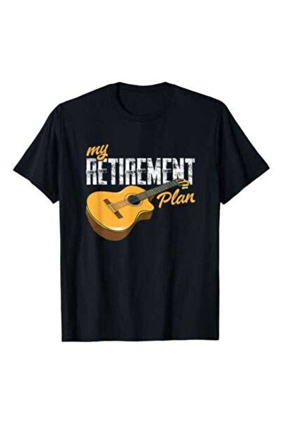 NOURAM تي شيرت My Plan Retired Guitarist - تي شيرت مناسب للأيام العصرية في ال...