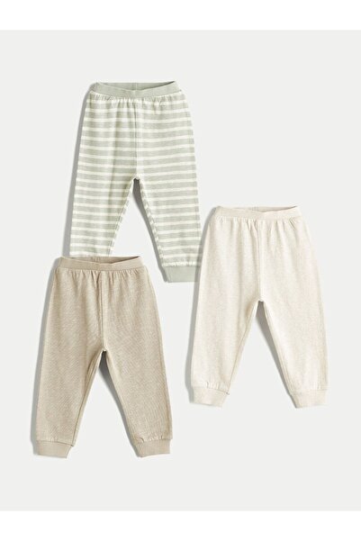 LC Waikiki Elastic Waist Baby Boy Jogger Tracksuit Bottom 3-Piece