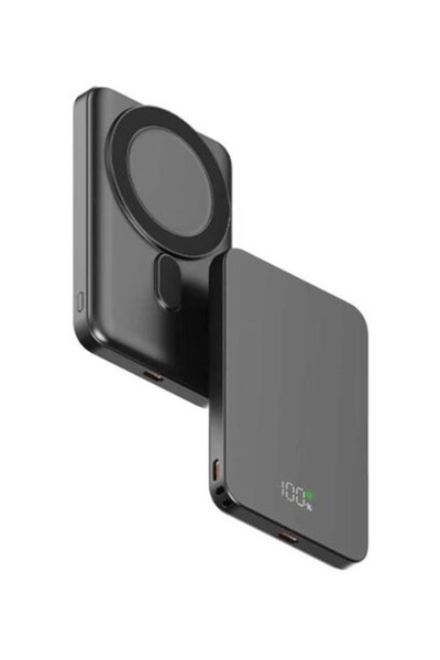 AREY TEKNOLOJİ Snapron SNP-3020 Slim PD 22.5W Hızlı Şarj Lcd Ekran Magsafe 50...