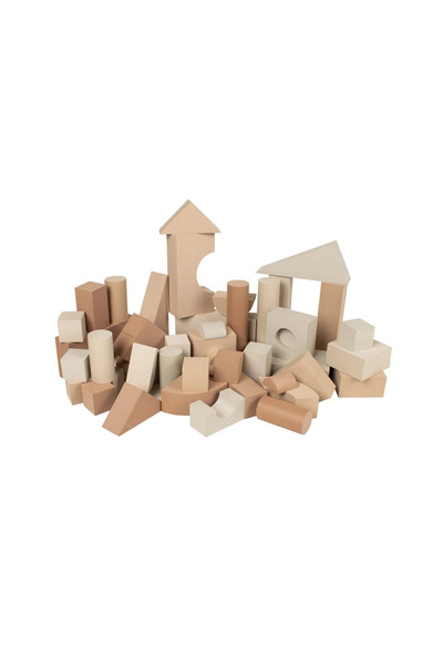 BabyTrold Blocuri de constructie, BabyTrold, Din spuma EVA, 52 piese, 3 ani+,...