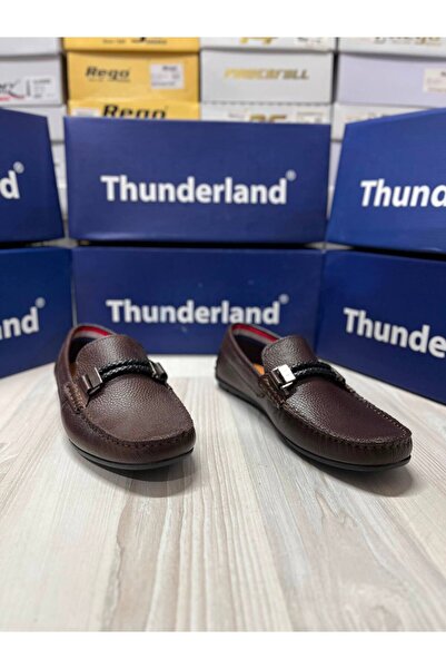 THUNDERLAND 02134-B حذاء رجالي مريح من الجلد الطبيعي