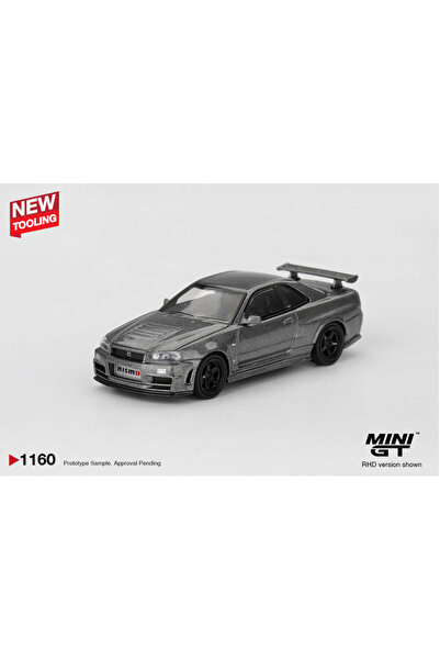 mini gt 1/64 Nissan Skyling GT-R Dark Metal Gray (NISMO BNR34 CRS Version) MG...