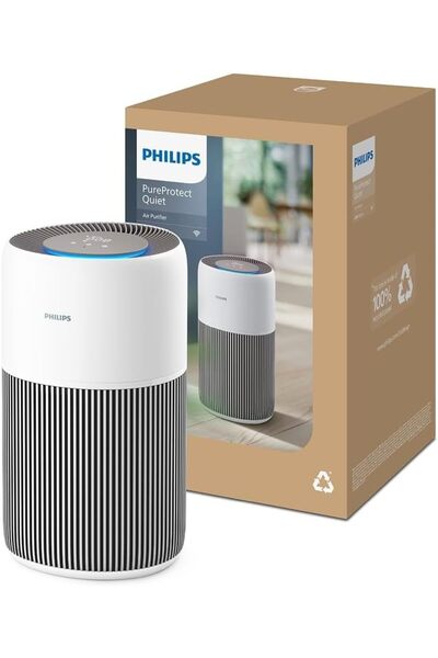 Philips Purificator de aer seria 2200, alb, pentru camere de până la 104 m²- ...