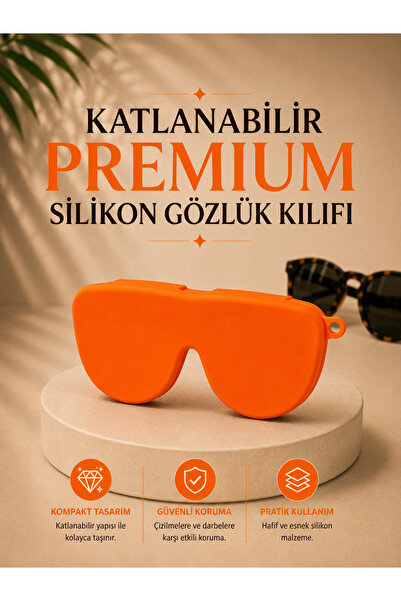 ELECTRONX Katlanabilir Premium Gözlük Kılıfı - Luxury Case- Gözlük Taşıma Kıl...