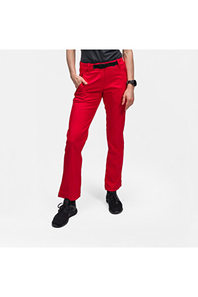 NORTHFINDER Pantaloni softshell damă windproof LYRIC1, Rosu