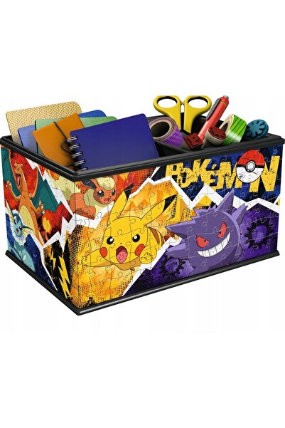 RAVENSBURGER Puzzle 3D POKEMON, ambalat în cutie, puzzle cu 216 piese pentru ...