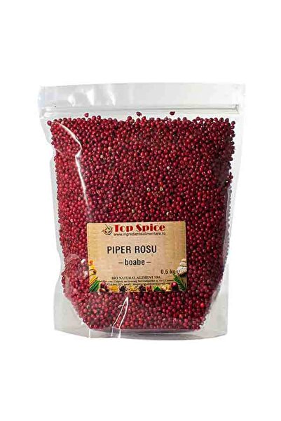 TOP SPICE Boabe de piper roșu, 500 g.