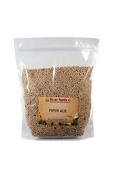 TOP SPICE Piper alb boabe 1 kg