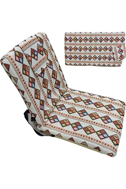 Cady One Foldable Floor Chair Foam Padded Comfortable Adjustable Backrest Por...