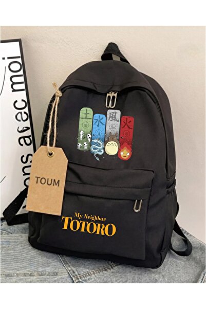 Toum Anime My Neighbor Totoro Printed School, Classroom, Course Backpack