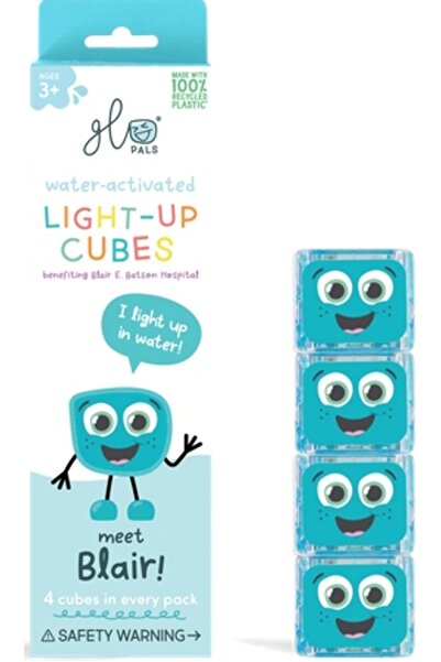 Glo Pals Multipak: Cuburi senzoriale care luminează în apă. Blair X2