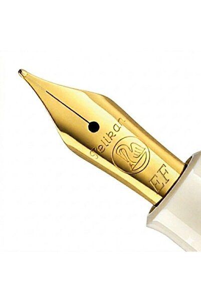 Pelikan Fountain Pen Nib EF, Color Gold, Material Stainless Steel, 18K Gold-P...