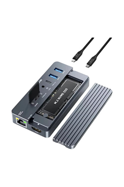 Choice محطة إرساء M.2 NVMe 10 في 1 من Acasis طراز CM073 بسرعة 10 جيجابت في ال...