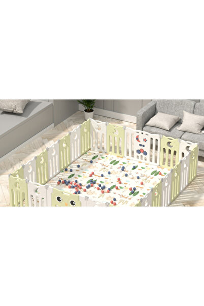 Kidstoys 216x252x63εκ. Πλαστικό Πάρκο Παιχνιδιού/Φράχτης Παιδικής Χαράς Πράσι...
