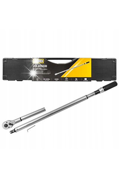 Jcb Cheie dinamometrică cu blocare, certificat de calibrare, carcasă, 200-800...