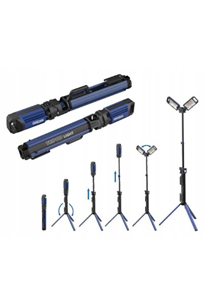 Kraft&dele Lampă de atelier cu stativ 5000Lm 4000Mah 192cm - Kraf&Dele