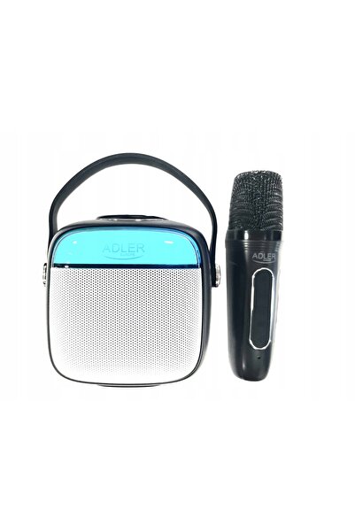 adler Boxă portabilă Karaoke SD USB Aux Bluetooth + Microfon Wireless