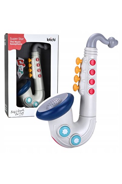 LeanToys Saxofon Muzical Interactiv - Jucărie Instrument Muzical pentru Copii