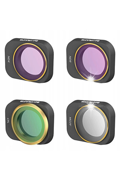 SunnyLife Set de filtre 4X UV CPL ND4 ND8 pentru drona Dji Mini 3 Pro