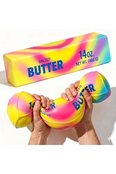 REZZOSS Realistic Stick of Butter Squishy Toy – 14oz (400g) Slow-Rise Salted ...