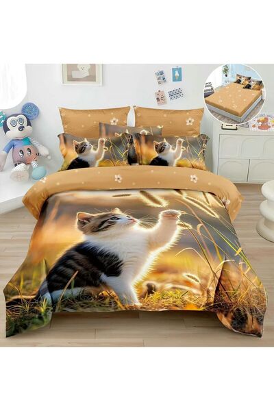 Pucioasa Fabrica Premium fine Cotton Duvet Cover Set - 5D RANGE - with Stretc...